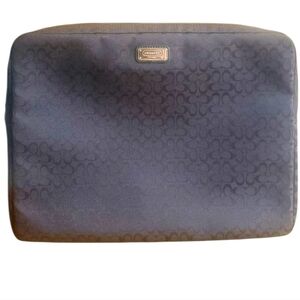 NEW Coach Signature Mini Monogram Padded Laptop Carrying Case Bag Sleeve 14"